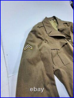 WW2 US Army Air Force Uniform Ike Jacket, Paints & Cap Sz 38 L All M G Hill