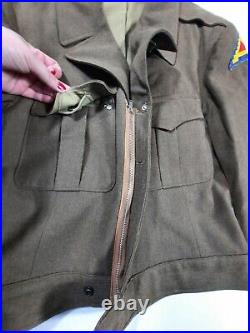 WW2 US Army Air Force Uniform Ike Jacket, Paints & Cap Sz 38 L All M G Hill