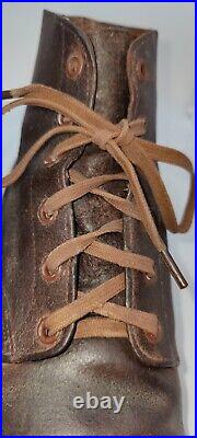 WW2 US Army Combat Boots Size 6D Ascutney Shoe Co. NICE! WWII