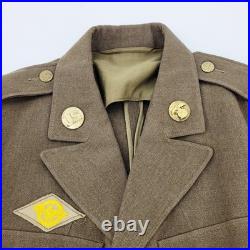 WW2 US Army Enlisted M1938 Jacket CBI LEDO ROAD Theater Made Bullion Patch WWII