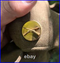 WW2 US Army Enlisted Mans 4 pocket uniform Jacket Size 44R Large Size