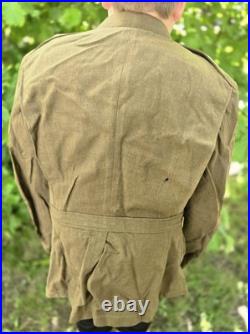 WW2 US Army Enlisted Mans 4 pocket uniform Jacket Size 44R Large Size