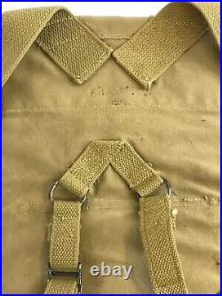 WW2 US Army Equipment Group Belt 1928 Haversack Canteen & Pouches With Dates 2