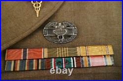 WW2 US Army Lt. Col. 4th INF 5th Medical Batt. Officers' Ike Tailor Made, Named