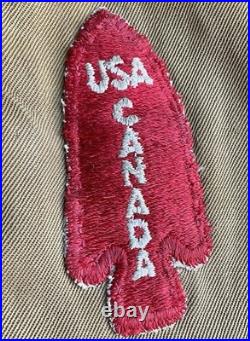 WW2 US Army M41 Field Jacket 1st Special Force Devil's Brigade USA Canada Patch