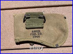 WW2 US Army Military M1910 Axe Hatchet Cover Field Gear Equipment