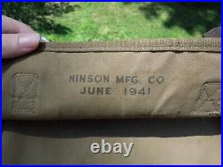 WW2 US Army Military M1936 Musette Officers Rubberized 1941