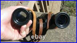 WW2 US Army Military M6 6X30 Binoculars with M17 Carrying Case 1942 Field Gear