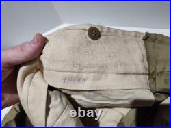 WW2 US Army Military Named 1942 SKI Mountain Pants Trousers Excellent Condition WW2 US Army Military Named 1942 SKI Mountain Pants Trousers Excellent Condition