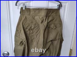 WW2 US Army Military Named 1942 SKI Mountain Pants Trousers Excellent Condition