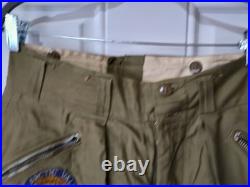 WW2 US Army Military Named 1942 SKI Mountain Pants Trousers Excellent Condition WW2 US Army Military Named 1942 SKI Mountain Pants Trousers Excellent Condition