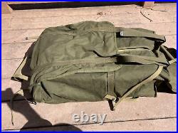WW2 US Army Military Unit Medical Equipment Backpack Pack Bag Field Gear