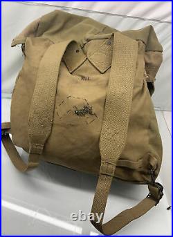 WW2 US Army Mountain Backpack Stamped US Clean Example