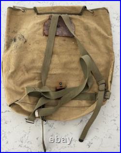WW2 US Army Mountain Rucksack Ruck Pack Backpack WWII Canvas Vintage Original
