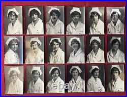 WW2 / US Army Nurse Picture Lot / Nursing School Photos & More / 24 Items