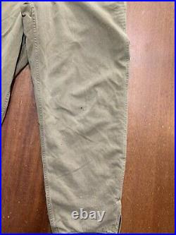 WW2 US Army Tanker Pants Wet Weather Trousers