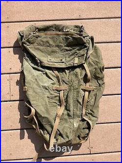 WW2 US Army USMC Marine Corps Jungle Pack Backpack Ruck Sack ID'D Identified