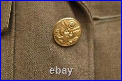 WW2 US Army Wool Service Dress Tunic Jacket, Cap, Pants, Shirt, Hat & Tie NAMED