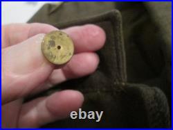 WW2 US Army four button jacket & trousers 2nd EngineerBn Normandy Bulge read