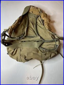 WW2 US Military Army Mountain Division Pack With Metal Frame Dated 1943
