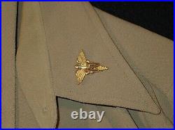 WW2 US WAAC Women's Army Air Corps Shirt, Tie, & Skirt 1st Lt. Nurse Fine Orig