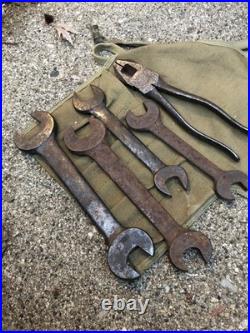 WW2 US army Air Forces Mechanics Apron Type B-2 With Tools WWII USGI USAAF USAAC