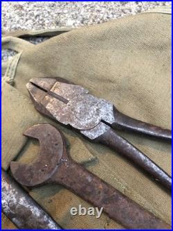 WW2 US army Air Forces Mechanics Apron Type B-2 With Tools WWII USGI USAAF USAAC