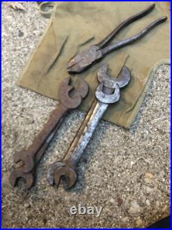 WW2 US army Air Forces Mechanics Apron Type B-2 With Tools WWII USGI USAAF USAAC