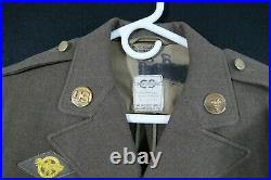 WW2 USAAF 2nd Army Air Force Staff Sergeant Uniform Coat Strother Field KS Named