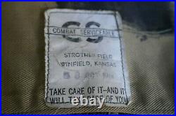 WW2 USAAF 2nd Army Air Force Staff Sergeant Uniform Coat Strother Field KS Named