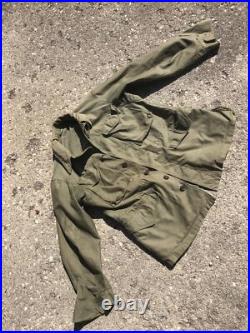 WW2 USGI M 1943 MILITARY U. S. ARMY COMBAT FIELD JACKET uniform Coat WWII USA l