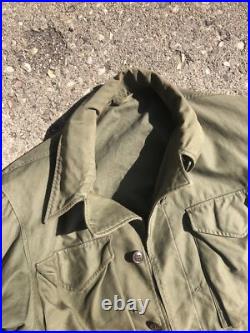 WW2 USGI M 1943 MILITARY U. S. ARMY COMBAT FIELD JACKET uniform Coat WWII USA l