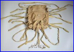 WW2 Vintage Original Japanese Army Soldier's Octopus Bag TAKOASHI Knapsack Sign