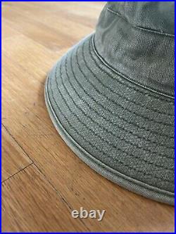 WW2 Vintage US Military Daisy Mae HBT Bucket Hat 7 1/8 Fatigue Army Green