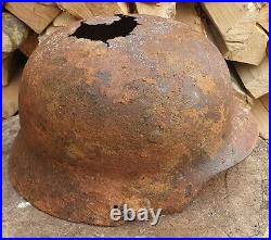 WW2 WW II German Wehrmacht Army Helmet? -40. Battlefield Relic