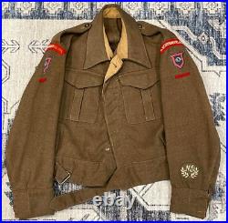 WW2 WWII British Army NORMANDY Battledress 32nd Guards Northumberland Fusiliers