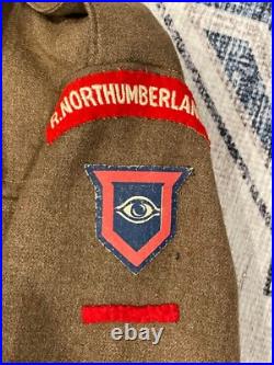 WW2 WWII British Army NORMANDY Battledress 32nd Guards Northumberland Fusiliers