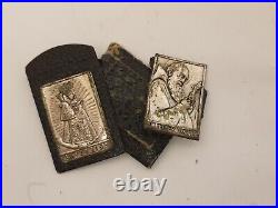 WW2 WWII German Army Wehrmacht pocket shrine Icons for soldiers Cross Skull RARE