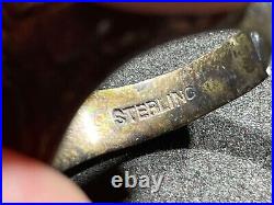 WW2 WWII Military USAAC US Army Air Corps Sterling Silver Ring Wings & Propeller