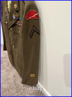 WW2 WWII Named US Army 78th Infantry Division Uniform Grouping Sterling CIB