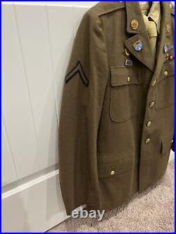 WW2 WWII Named US Army 78th Infantry Division Uniform Grouping Sterling CIB