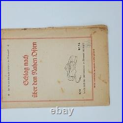 WW2 WWII Original German Palestine Middle East booklet publication 1941 map army