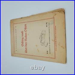 WW2 WWII Original German Palestine Middle East booklet publication 1941 map army