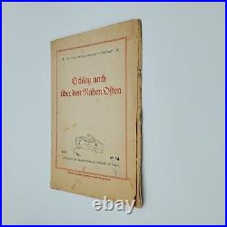 WW2 WWII Original German Palestine Middle East booklet publication 1941 map army WW2 WWII Original German Palestine Middle East booklet publication 1941 map army