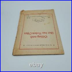 WW2 WWII Original German Palestine Middle East booklet publication 1941 map army WW2 WWII Original German Palestine Middle East booklet publication 1941 map army