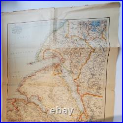 WW2 WWII Original German Palestine Middle East booklet publication 1941 map army