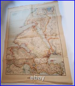 WW2 WWII Original German Palestine Middle East booklet publication 1941 map army