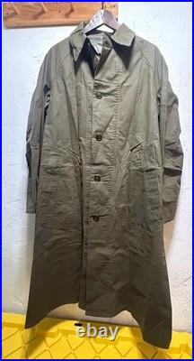 WW2 WWII Rubberized US Army Synthetic Resin Dismounted Coated Raincoat Small WW2 WWII Rubberized US Army Synthetic Resin Dismounted Coated Raincoat Small