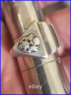 WW2 WWII Silver ARMY Ring- size 9.5 weight 7.6 g World War Two