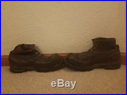 WW2 WWII U. S. Army 10th Mountain Ski Boots Size 8 1/2 Original Great Condition